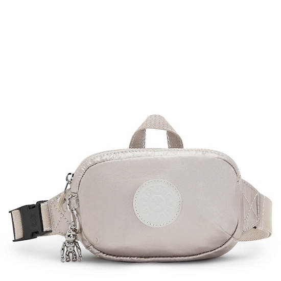 Kipling Alys Metallic Midjeveske Beige | NO 2215LI